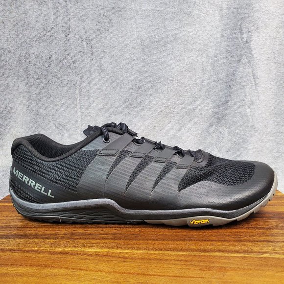 Merrell Other - Merrell Trail Glove 5 Shoes Men's 14 Black Trail Running Barefoot Sneakers